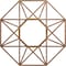 Ekena Millwork Guardian Wood Fretwork Pierced Ceiling Medallion, Walnut, 34"OD x 13 1/4"ID x 1/4"T CMWP34X34X0250GDWA - alternate 1